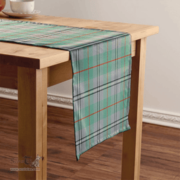 Scottish Irvine of Glentulchan Ancient Clan Tartan Table Runner Clan Tartan Table Runner - Crest Classic Scottish Plaid Tartan Plaid