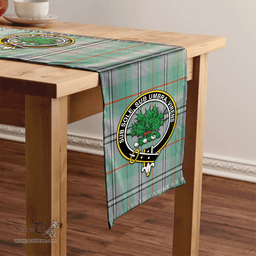 Scottish Irvine of Glentulchan Ancient Clan Tartan Table Runner Clan Tartan Table Runner - Crest Classic Scottish Plaid Tartan Plaid