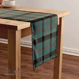 Scottish Kincaid Weathered Clan Tartan Table Runner Clan Tartan Table Runner - Crest Classic Scottish Plaid Tartan Plaid