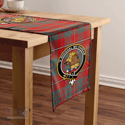 Scottish MacGregor of Balquhidder (Gregor of Balquhidder) Weathered Clan Tartan Table Runner Clan Tartan Table Runner - Crest Classic Scottish Plaid Tartan Plaid