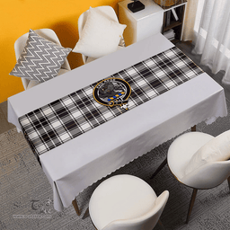 Scottish MacFie of Colonsay Dress (MacPhee of Colonsay Dress) Weathered Clan Tartan Table Runner Clan Tartan Table Runner - Crest Classic Scottish Plaid Tartan Plaid