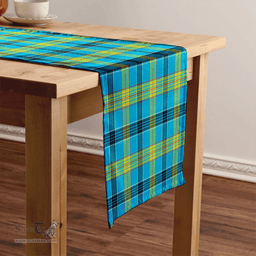 Scottish Laing (Lang) Modern Clan Tartan Table Runner Clan Tartan Table Runner - Crest Classic Scottish Plaid Tartan Plaid