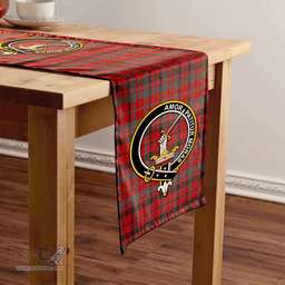 Scottish Lumsden of Kintore Weathered Clan Tartan Table Runner Clan Tartan Table Runner - Crest Classic Scottish Plaid Tartan Plaid