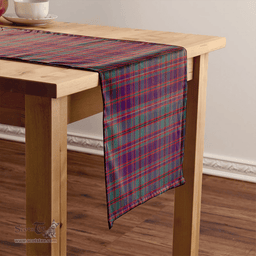 Scottish MacIntyre of Glenorchy Weathered Clan Tartan Table Runner Clan Tartan Table Runner - Crest Classic Scottish Plaid Tartan Plaid