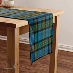 Scottish MacLaren of Broich Ancient Clan Tartan Table Runner Clan Tartan Table Runner - Crest Classic Scottish Plaid Tartan Plaid