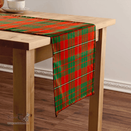 Scottish MacGregor of Balquhidder (Gregor of Balquhidder) Ancient Clan Tartan Table Runner Clan Tartan Table Runner - Crest Classic Scottish Plaid Tartan Plaid