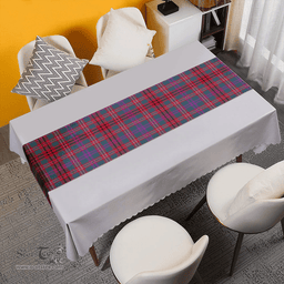 Scottish MacCall (MacColl) Weathered Clan Tartan Table Runner Clan Tartan Table Runner - Crest Classic Scottish Plaid Tartan Plaid