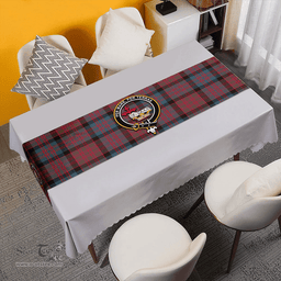 Scottish MacDonald (Donald) Weathered Clan Tartan Table Runner Clan Tartan Table Runner - Crest Classic Scottish Plaid Tartan Plaid