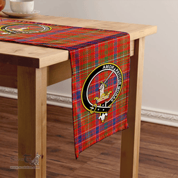 Scottish Lumsden Waistcoat Modern Clan Tartan Table Runner Clan Tartan Table Runner - Crest Classic Scottish Plaid Tartan Plaid