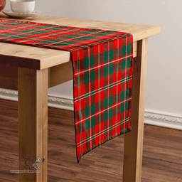 Scottish MacDonald of Glenaladale (Donald of Glenaladale) 2006 Modern Clan Tartan Table Runner Clan Tartan Table Runner - Crest Classic Scottish Plaid Tartan Plaid