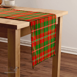 Scottish MacDonald of Glenaladale (Donald of Glenaladale) 2006 Ancient Clan Tartan Table Runner Clan Tartan Table Runner - Crest Classic Scottish Plaid Tartan Plaid