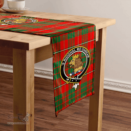 Scottish MacGregor of Balquhidder (Gregor of Balquhidder) Modern Clan Tartan Table Runner Clan Tartan Table Runner - Crest Classic Scottish Plaid Tartan Plaid
