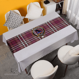 Scottish MacDonell of Glengarry Dress Modern Clan Tartan Table Runner Clan Tartan Table Runner - Crest Classic Scottish Plaid Tartan Plaid