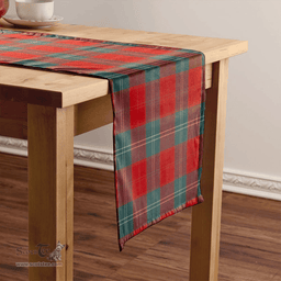 Scottish Lennox Weathered Clan Tartan Table Runner Clan Tartan Table Runner - Crest Classic Scottish Plaid Tartan Plaid