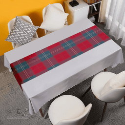 Scottish Lennox Weathered Clan Tartan Table Runner Clan Tartan Table Runner - Crest Classic Scottish Plaid Tartan Plaid