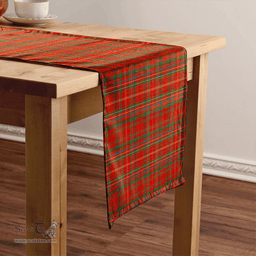 Scottish MacDonald of Staffa (Donald of Staffa) Ancient Clan Tartan Table Runner Clan Tartan Table Runner - Crest Classic Scottish Plaid Tartan Plaid