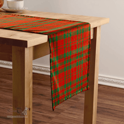 Scottish Livingstone Ancient Clan Tartan Table Runner Clan Tartan Table Runner - Crest Classic Scottish Plaid Tartan Plaid
