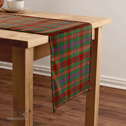 Scottish MacCall (MacColl) Modern Clan Tartan Table Runner Clan Tartan Table Runner - Crest Classic Scottish Plaid Tartan Plaid