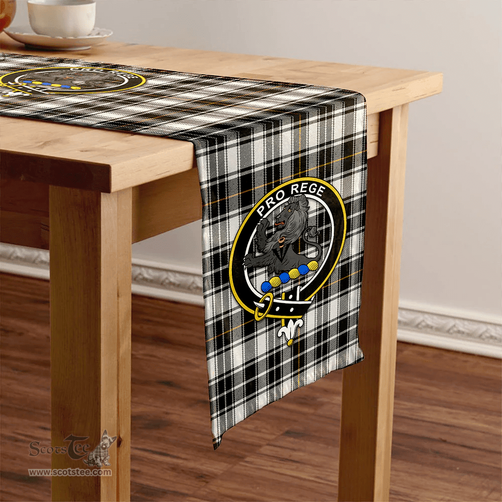 Scottish MacFie of Colonsay Dress (MacPhee of Colonsay Dress) Ancient Clan Tartan Table Runner Clan Tartan Table Runner - Crest Classic Scottish Plaid Tartan Plaid