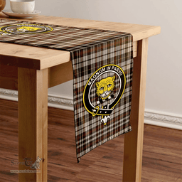 Scottish Little Arisaid Weathered Clan Tartan Table Runner Clan Tartan Table Runner - Crest Classic Scottish Plaid Tartan Plaid