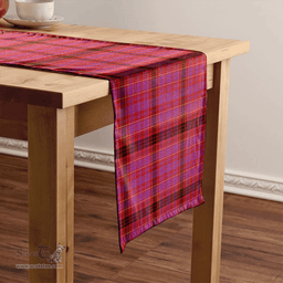 Scottish Lumsden of Clova Weathered Clan Tartan Table Runner Clan Tartan Table Runner - Crest Classic Scottish Plaid Tartan Plaid