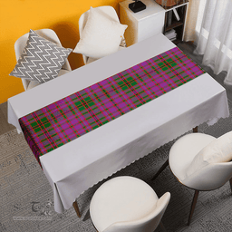 Scottish MacIntyre of Glenorchy Ancient Clan Tartan Table Runner Clan Tartan Table Runner - Crest Classic Scottish Plaid Tartan Plaid