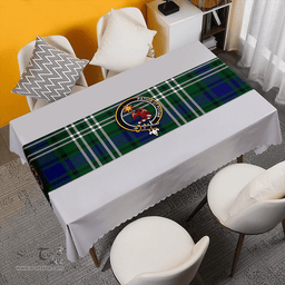 Scottish Spottiswood Clan Tartan Table Runner Clan Tartan Table Runner - Crest Classic Scottish Plaid Tartan Plaid