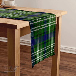 Scottish Spottiswood Clan Tartan Table Runner Clan Tartan Table Runner - Crest Classic Scottish Plaid Tartan Plaid