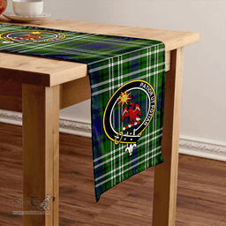 Scottish Spottiswood Clan Tartan Table Runner Clan Tartan Table Runner - Crest Classic Scottish Plaid Tartan Plaid