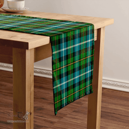 Scottish MacNeil of Barra (MacNeil/MacNeill) Ancient Clan Tartan Table Runner Clan Tartan Table Runner - Crest Classic Scottish Plaid Tartan Plaid