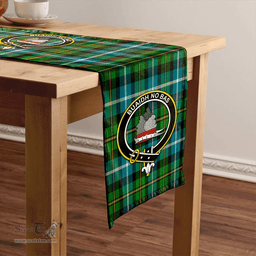 Scottish MacNeil of Barra (MacNeil/MacNeill) Ancient Clan Tartan Table Runner Clan Tartan Table Runner - Crest Classic Scottish Plaid Tartan Plaid