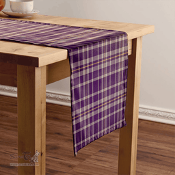 Scottish Ochterlony (Auchterlony) Weathered Clan Tartan Table Runner Clan Tartan Table Runner - Crest Classic Scottish Plaid Tartan Plaid