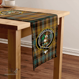 Scottish Watson (Wate/Watt) Weathered Clan Tartan Table Runner Clan Tartan Table Runner - Crest Classic Scottish Plaid Tartan Plaid