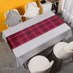 Scottish MacRae of Inverinate Weathered Clan Tartan Table Runner Clan Tartan Table Runner - Crest Classic Scottish Plaid Tartan Plaid