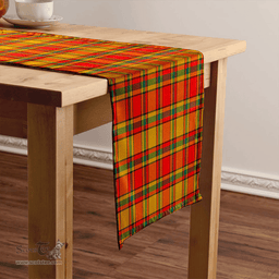 Scottish Scrimgeour of Glassary Modern Clan Tartan Table Runner Clan Tartan Table Runner - Crest Classic Scottish Plaid Tartan Plaid