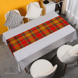Scottish Scrimgeour of Glassary Modern Clan Tartan Table Runner Clan Tartan Table Runner - Crest Classic Scottish Plaid Tartan Plaid