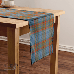 Scottish Ralston UK Weathered Clan Tartan Table Runner Clan Tartan Table Runner - Crest Classic Scottish Plaid Tartan Plaid