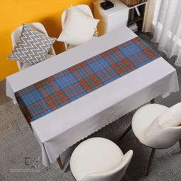 Scottish Ralston UK Weathered Clan Tartan Table Runner Clan Tartan Table Runner - Crest Classic Scottish Plaid Tartan Plaid