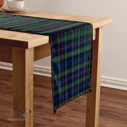 Scottish Murray of Atholl (Murray) Modern Clan Tartan Table Runner Clan Tartan Table Runner - Crest Classic Scottish Plaid Tartan Plaid