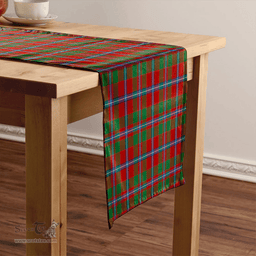 Scottish Murray of Abercairney Portrait (Murray of Abercairney; Portrait) Modern Clan Tartan Table Runner Clan Tartan Table Runner - Crest Classic Scottish Plaid Tartan Plaid