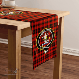 Scottish Murray of Ochtertyre Ancient Clan Tartan Table Runner Clan Tartan Table Runner - Crest Classic Scottish Plaid Tartan Plaid