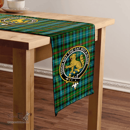 Scottish Smith (MacGowan Hunting) Ancient Clan Tartan Table Runner Clan Tartan Table Runner - Crest Classic Scottish Plaid Tartan Plaid