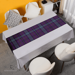Scottish Weir Weathered Clan Tartan Table Runner Clan Tartan Table Runner - Crest Classic Scottish Plaid Tartan Plaid