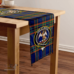 Scottish Ralston UK Modern Clan Tartan Table Runner Clan Tartan Table Runner - Crest Classic Scottish Plaid Tartan Plaid