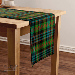 Scottish Newlands (Walker Newlands) Ancient Clan Tartan Table Runner Clan Tartan Table Runner - Crest Classic Scottish Plaid Tartan Plaid