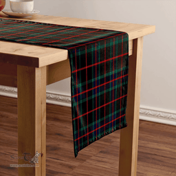 Scottish Nairn Modern Clan Tartan Table Runner Clan Tartan Table Runner - Crest Classic Scottish Plaid Tartan Plaid