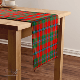Scottish Murray of Abercairney Modern Clan Tartan Table Runner Clan Tartan Table Runner - Crest Classic Scottish Plaid Tartan Plaid