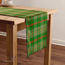 Scottish Symington Ancient Clan Tartan Table Runner Clan Tartan Table Runner - Crest Classic Scottish Plaid Tartan Plaid