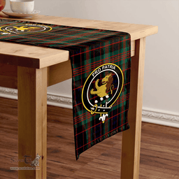 Scottish Newlands (Walker Newlands) Modern Clan Tartan Table Runner Clan Tartan Table Runner - Crest Classic Scottish Plaid Tartan Plaid
