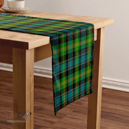 Scottish Watson (Wate/Watt) Ancient Clan Tartan Table Runner Clan Tartan Table Runner - Crest Classic Scottish Plaid Tartan Plaid